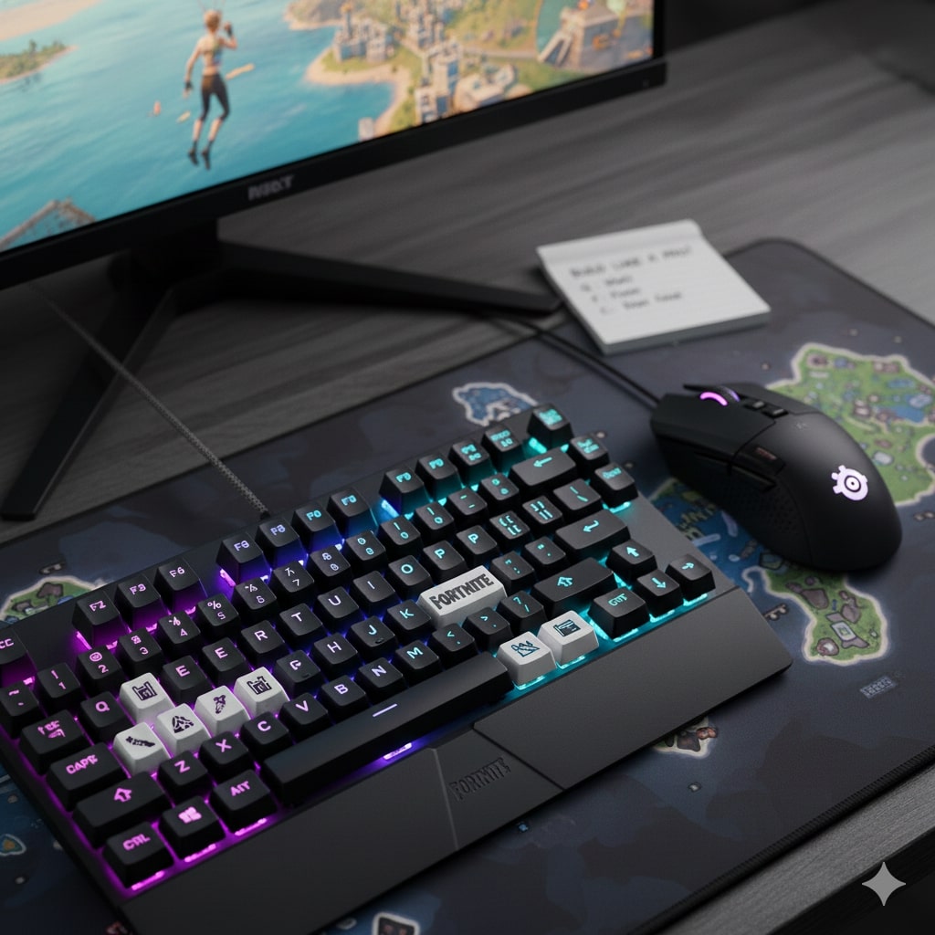 meilleures touches claviers souris fortnite