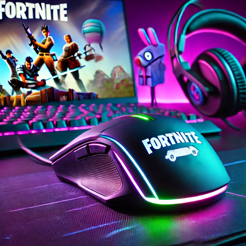 souris gamer fortnite boutons cotés