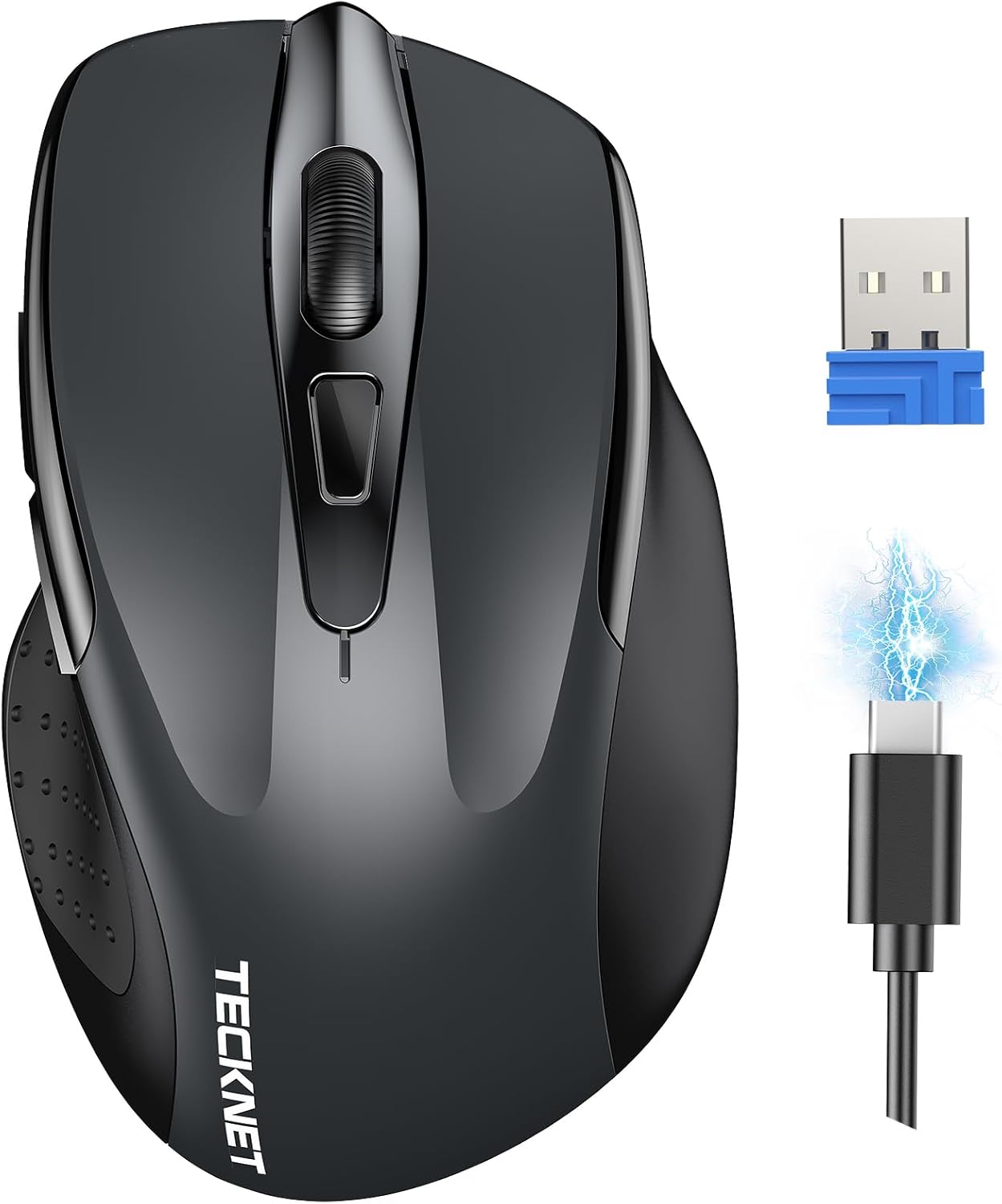 Tecknet souris gaming sans fil silencieuse