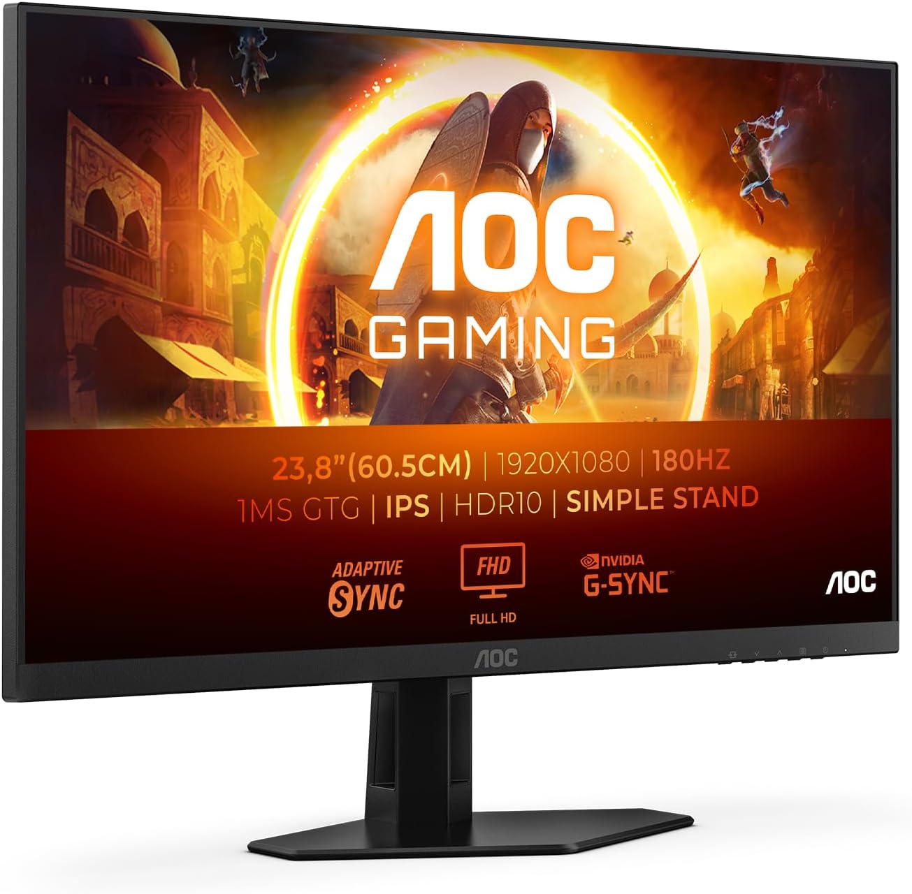 écran PC gamer pas cher AOC 24 180Hz
