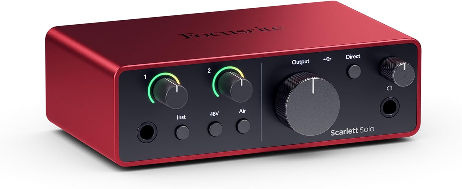 interface audio Focusrite Scarlett Solo enregistrement